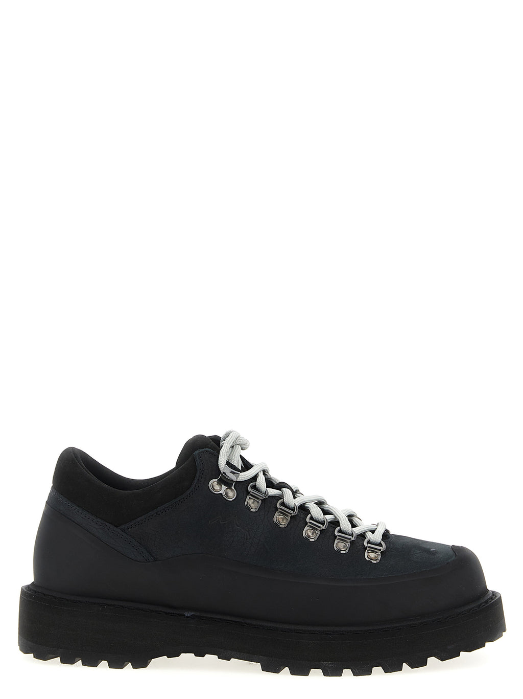 Black Cowhide Ankle Boots