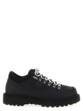 Black Cowhide Ankle Boots