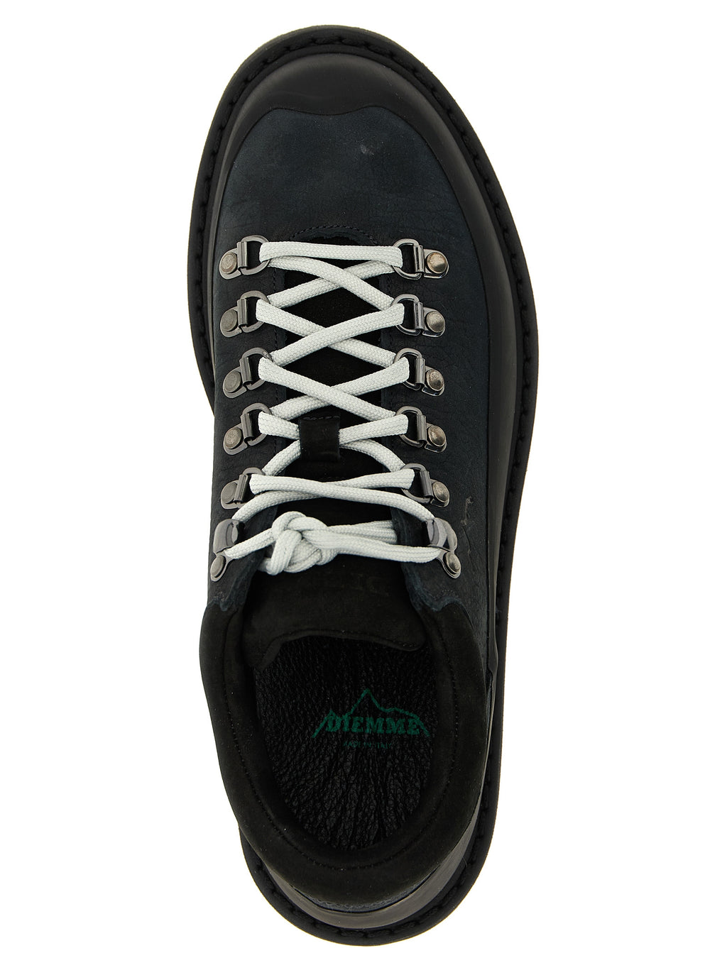 Black Cowhide Ankle Boots