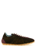 Brown Calfskin Athletic Sneakers