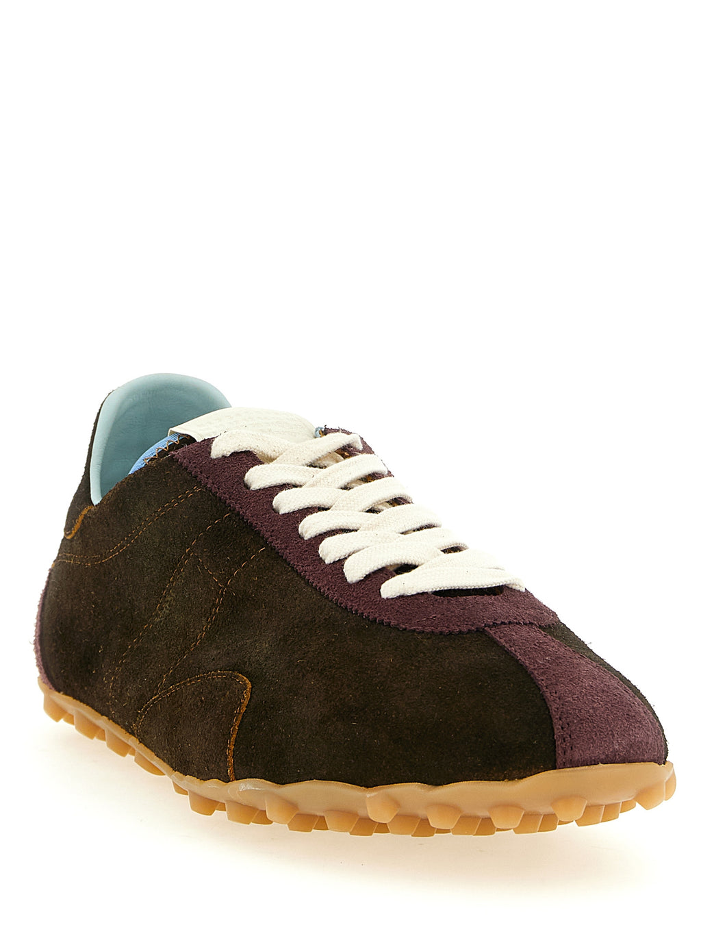 Brown Calfskin Athletic Sneakers