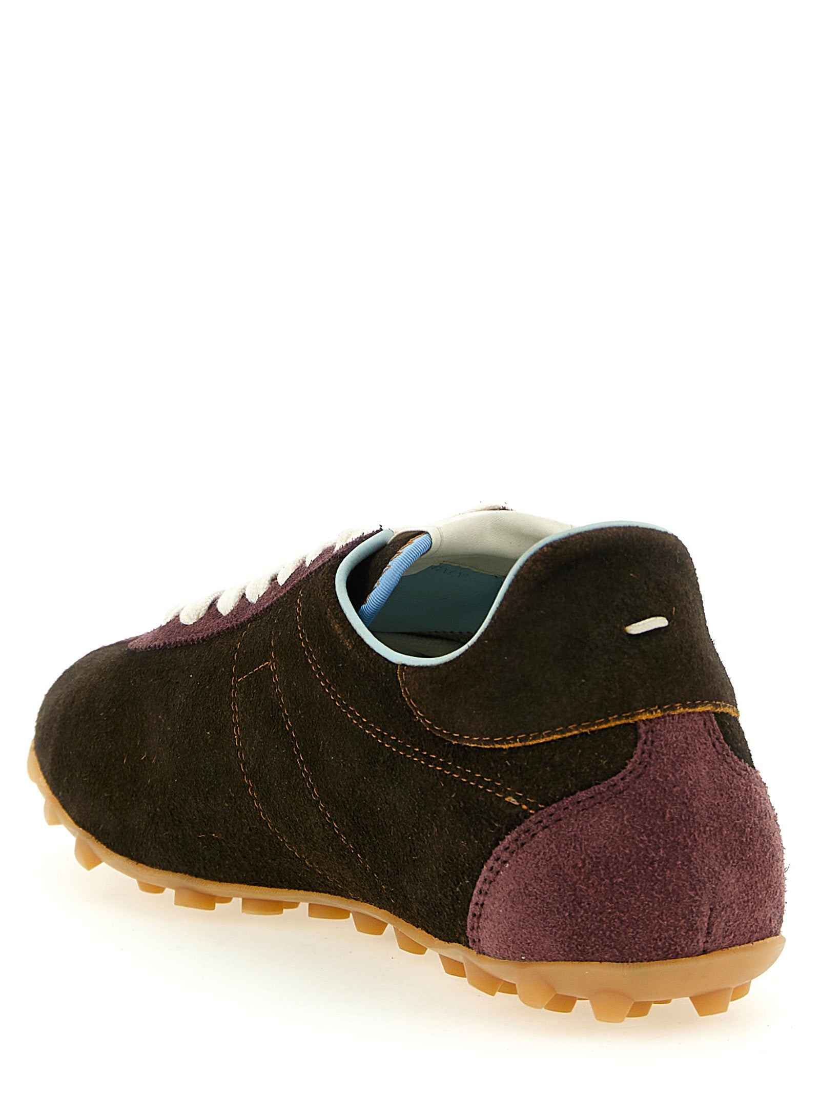 Brown Calfskin Athletic Sneakers