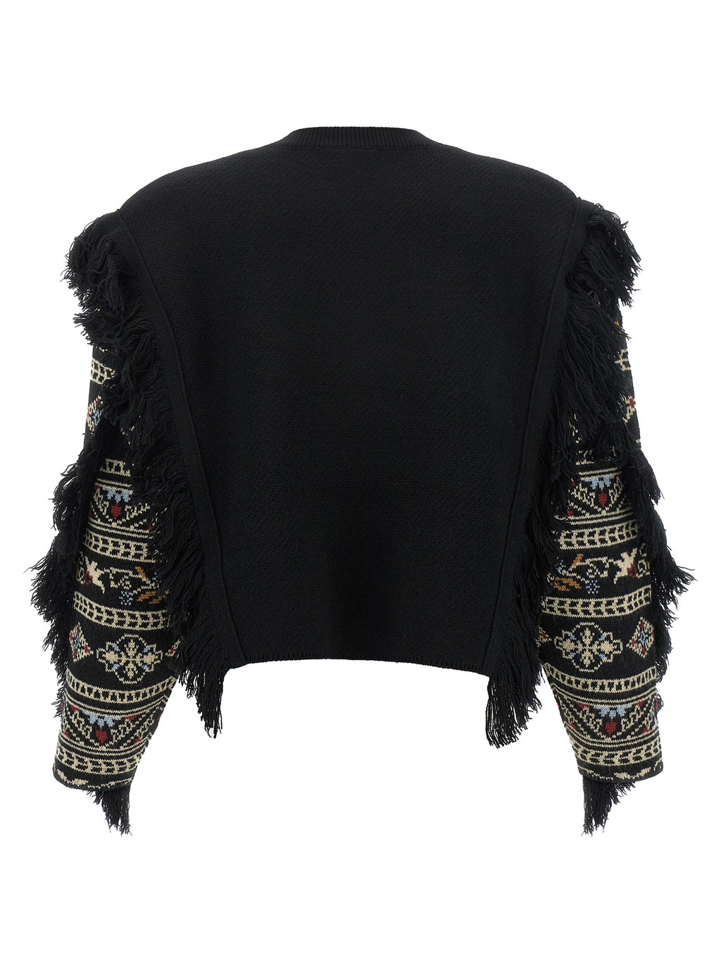 Black Wool Cardigan