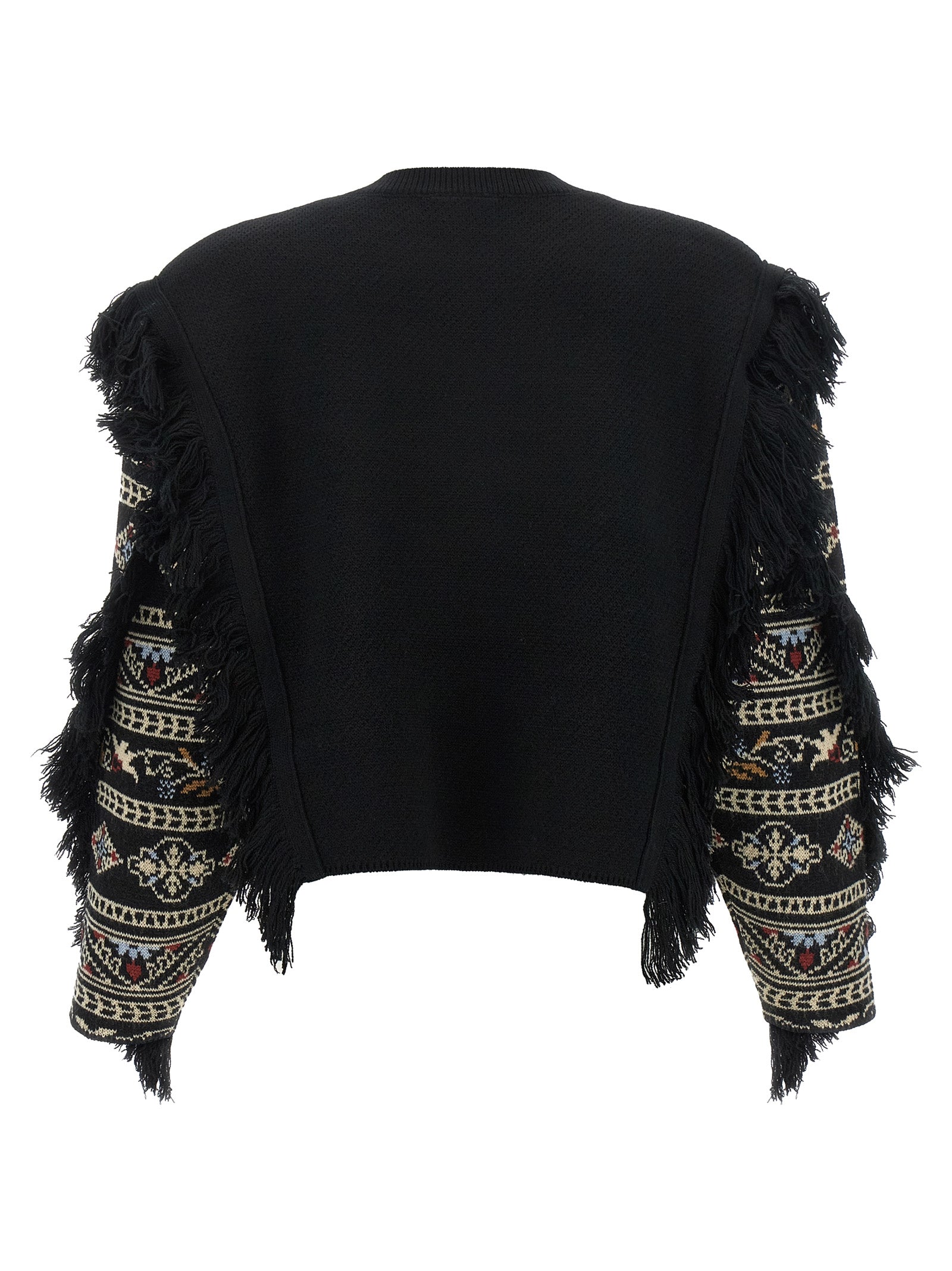 Black Wool Cardigan