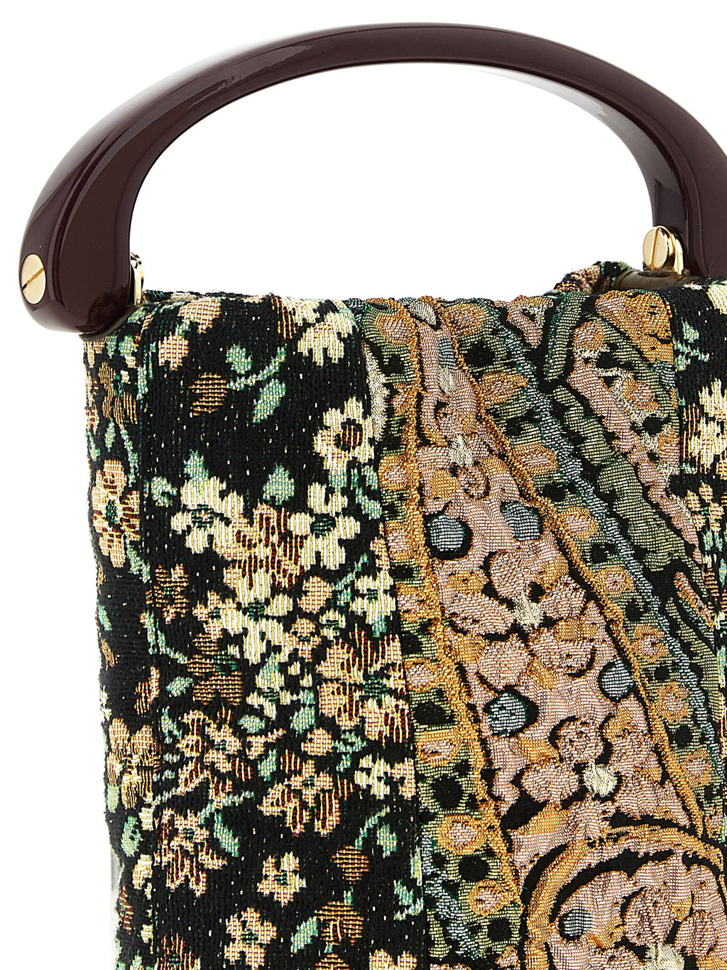 Multicolor Polyester Handbag