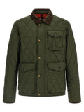 Bicolor Polyester Full-Length Jacket