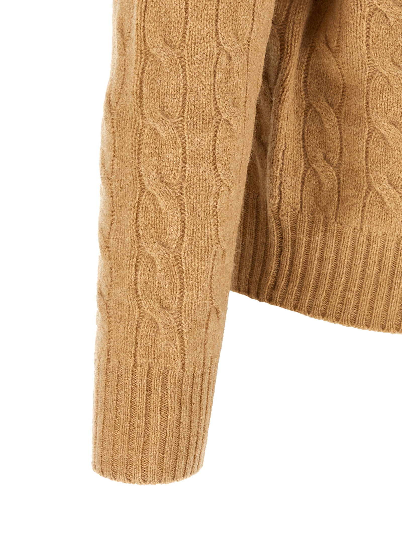Beige Wool Cardigan