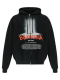 Black Cotton Sweatshirt