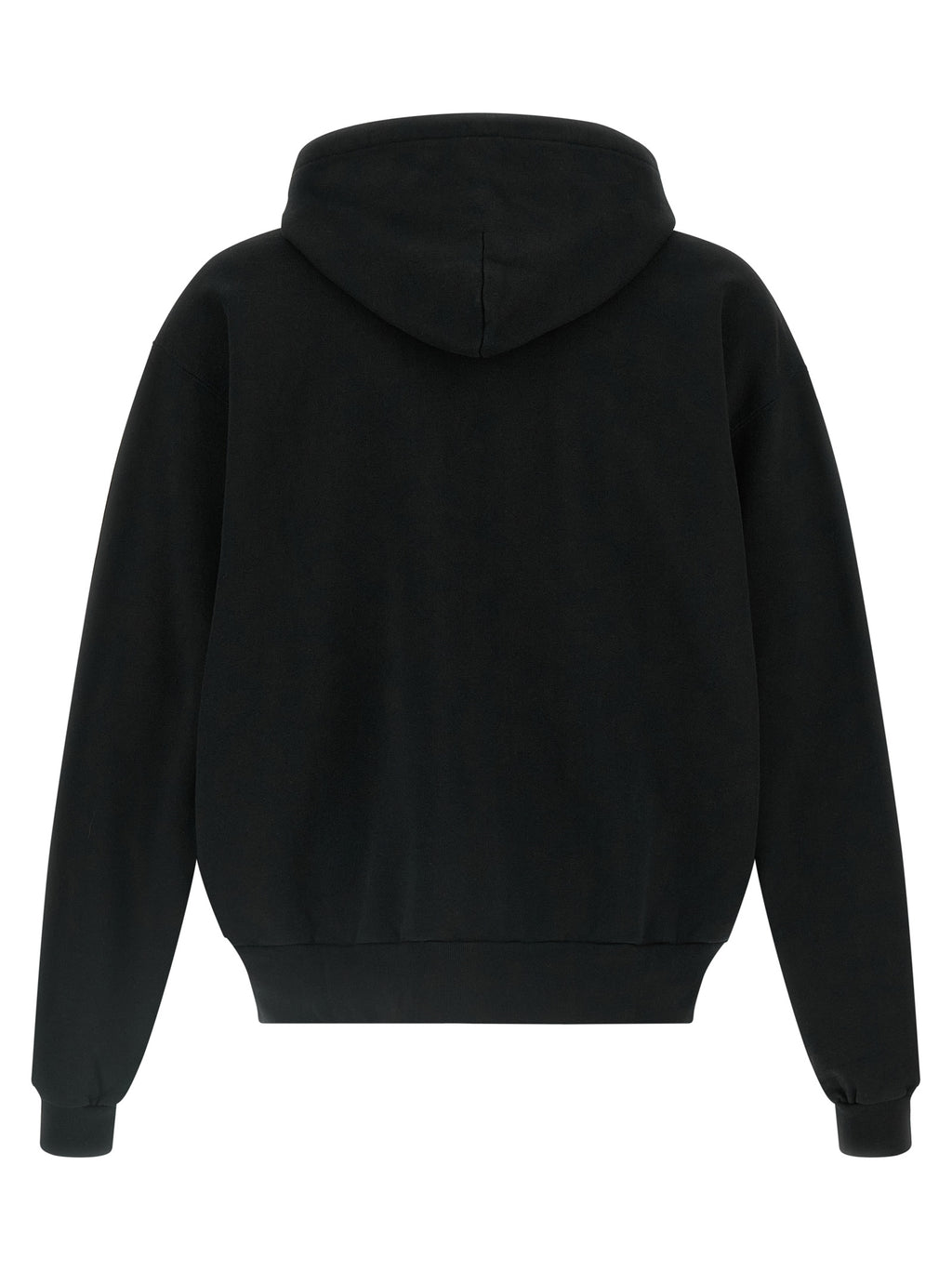 Black Cotton Sweatshirt