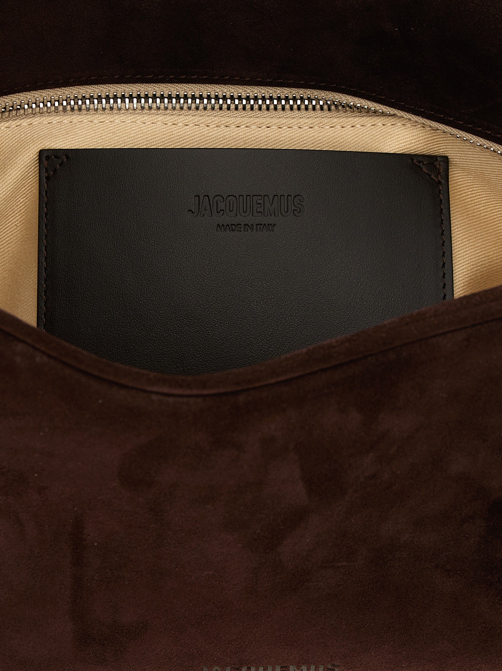 Brown Calfskin Shoulder Bag
