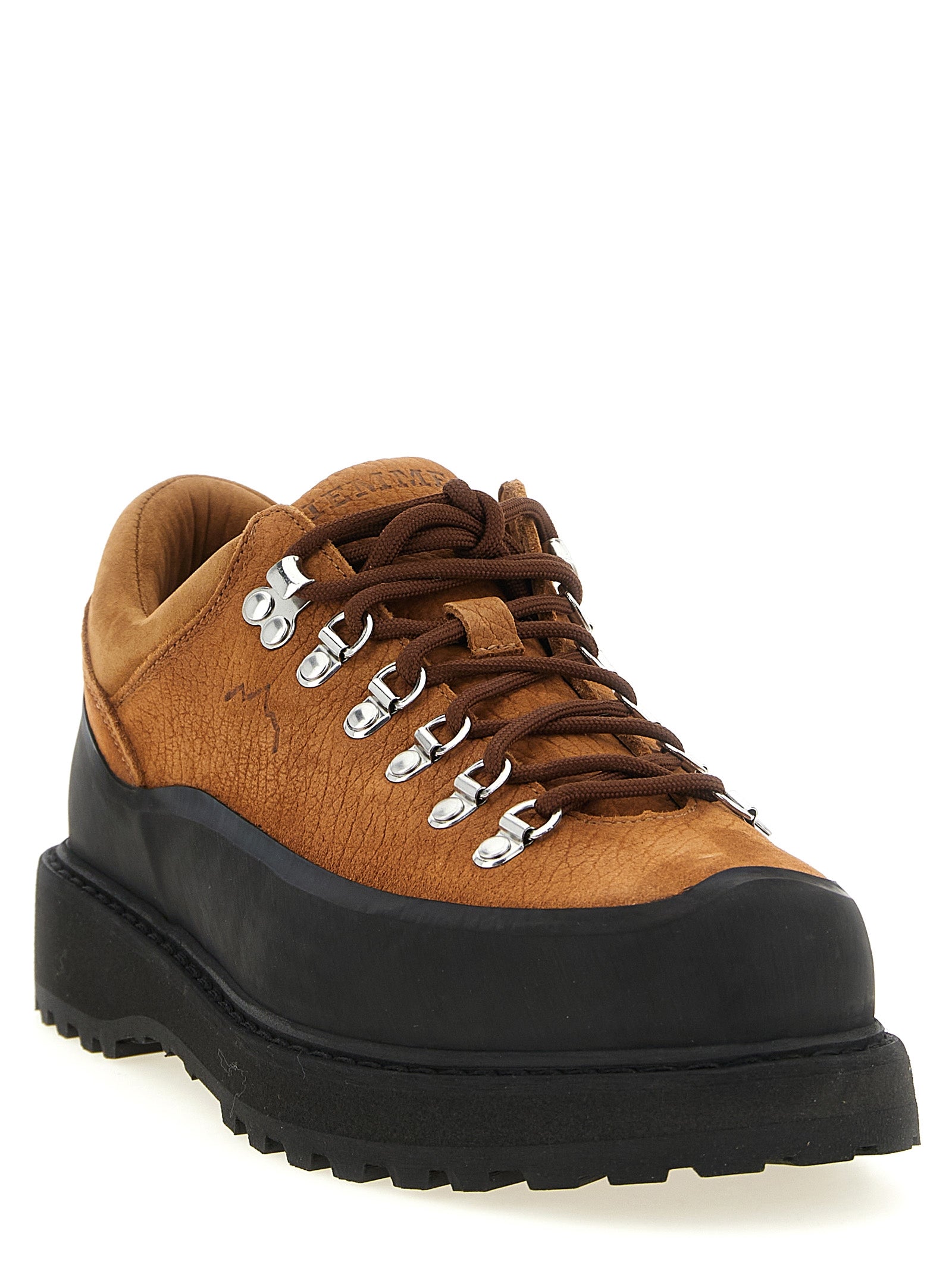 Brown Cowhide Ankle Boots