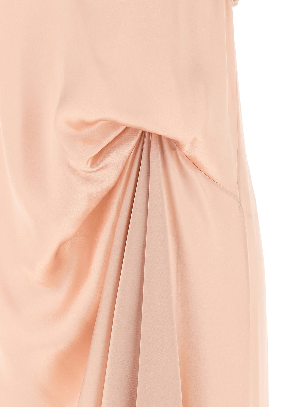 Multicolor Acetate Midi Dress