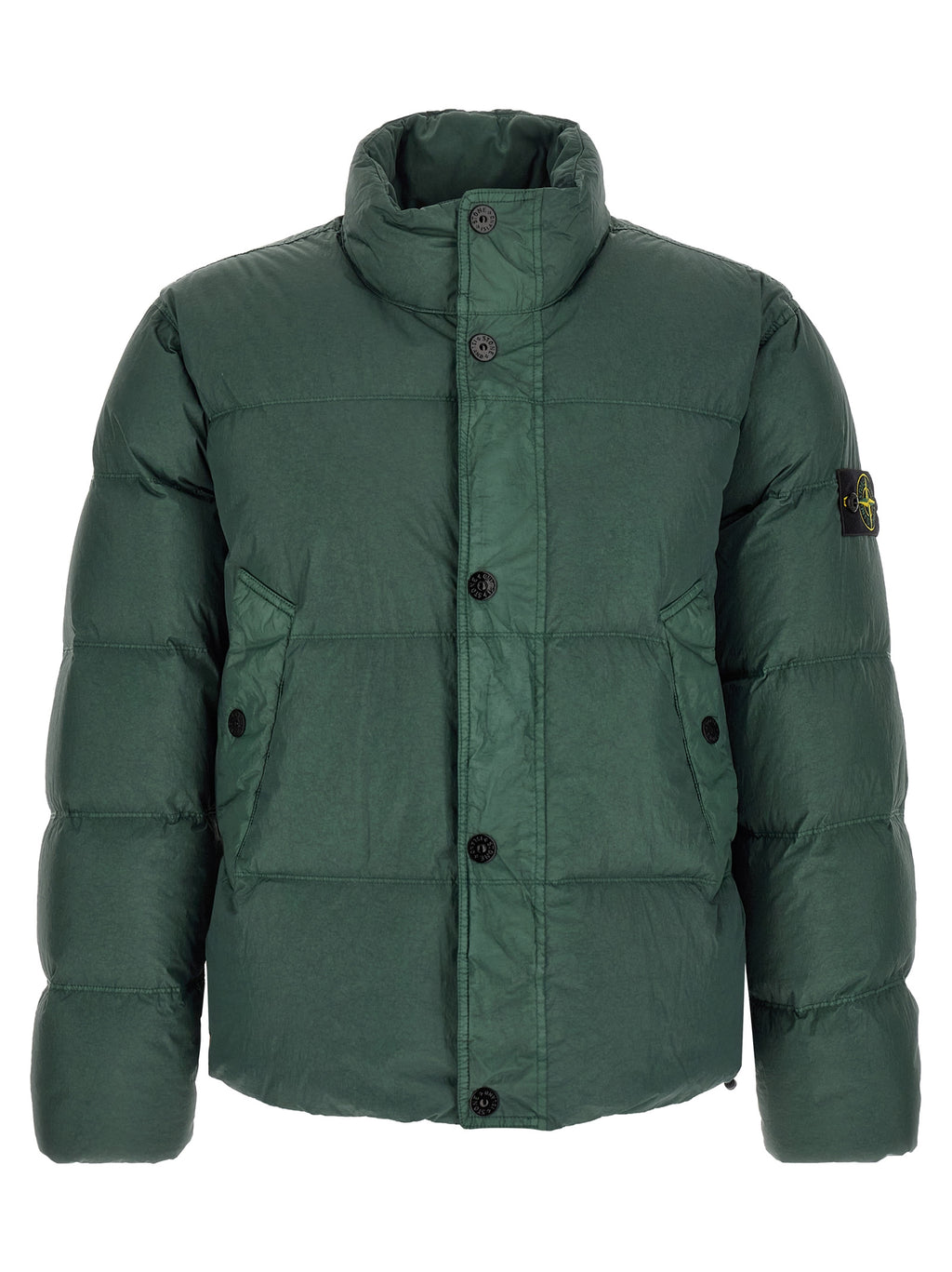 Bicolor Polyamide Full-Length Jacket