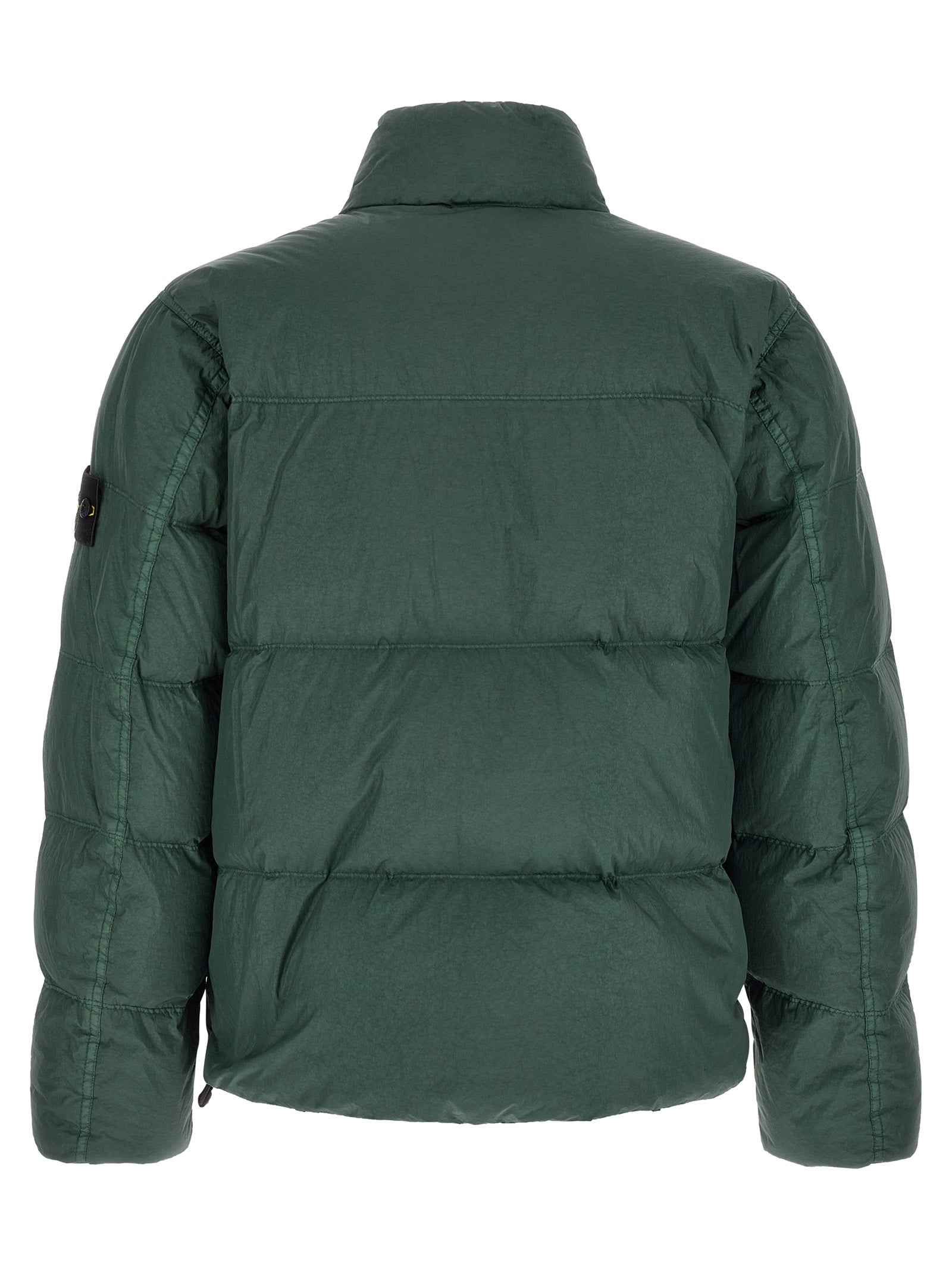 Bicolor Polyamide Full-Length Jacket