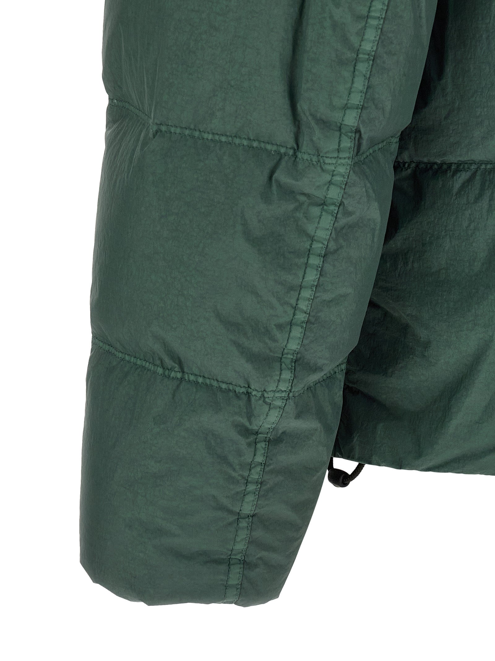 Bicolor Polyamide Full-Length Jacket