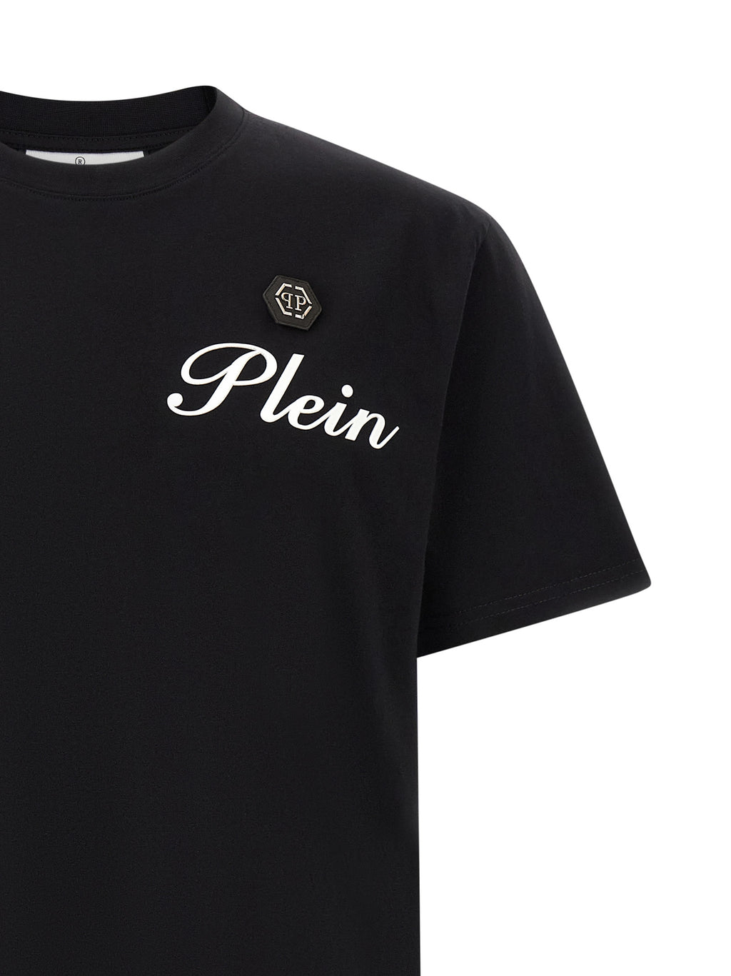 Black Cotton T-Shirt
