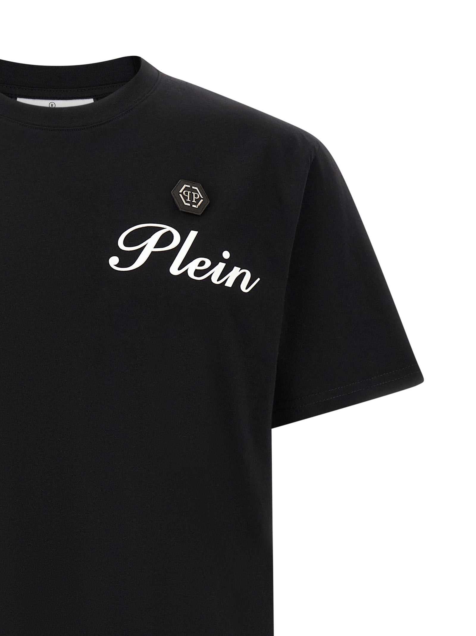 Black Cotton T-Shirt