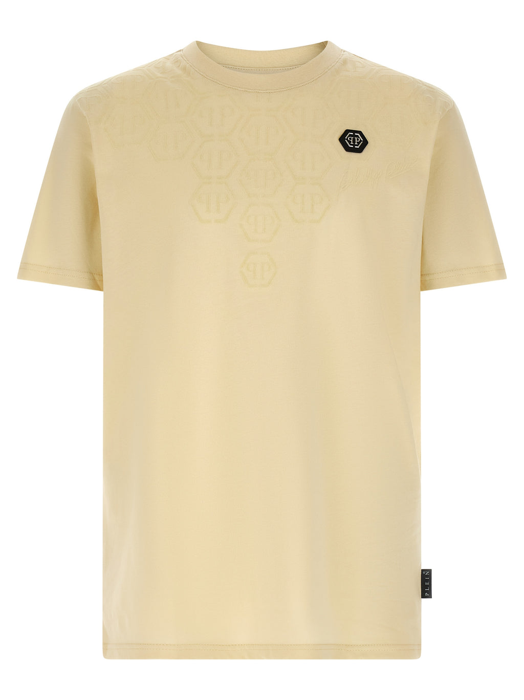 Beige Cotton T-Shirt