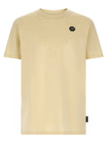 Beige Cotton T-Shirt