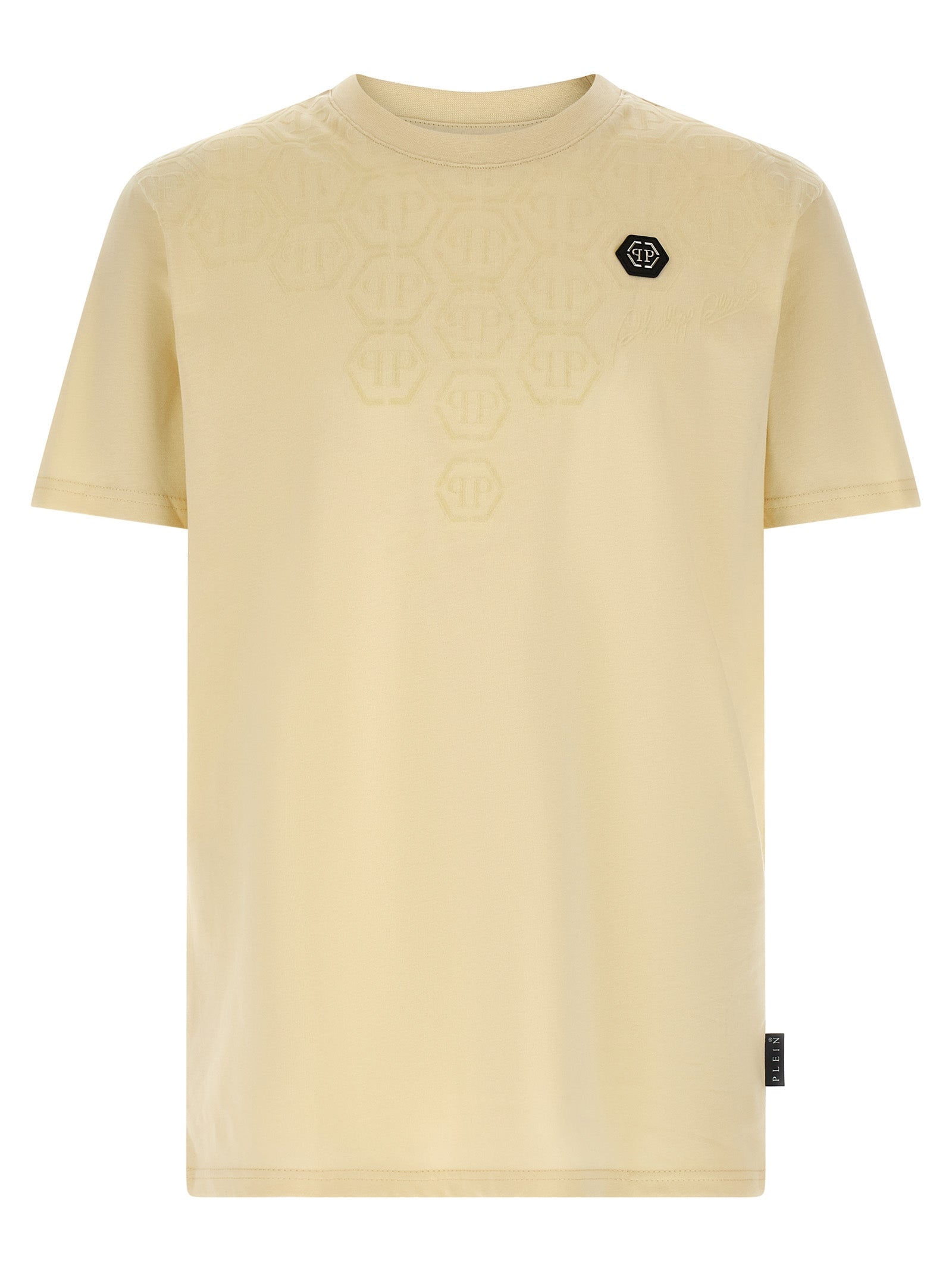 Beige Cotton T-Shirt