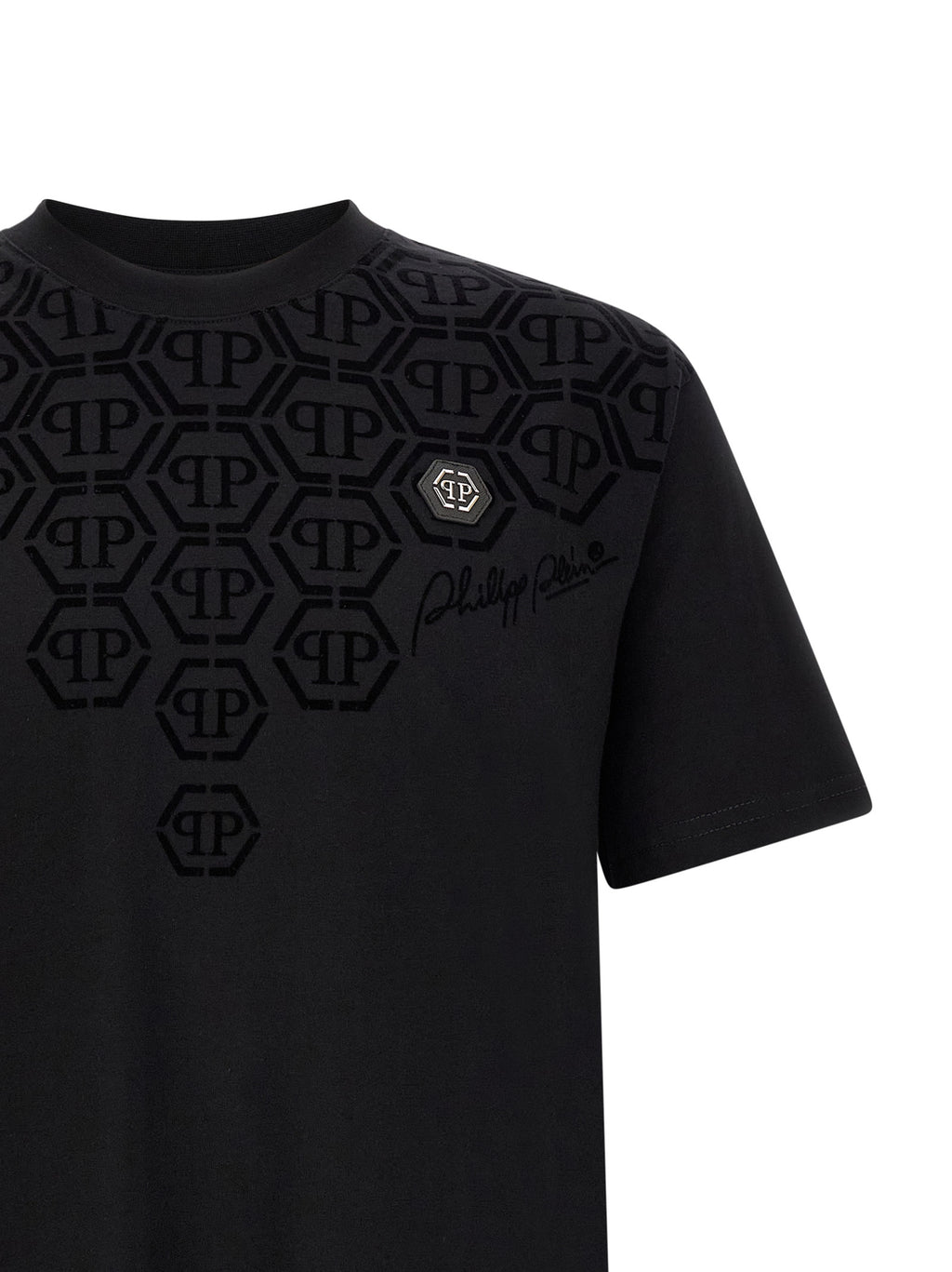Black Cotton T-Shirt