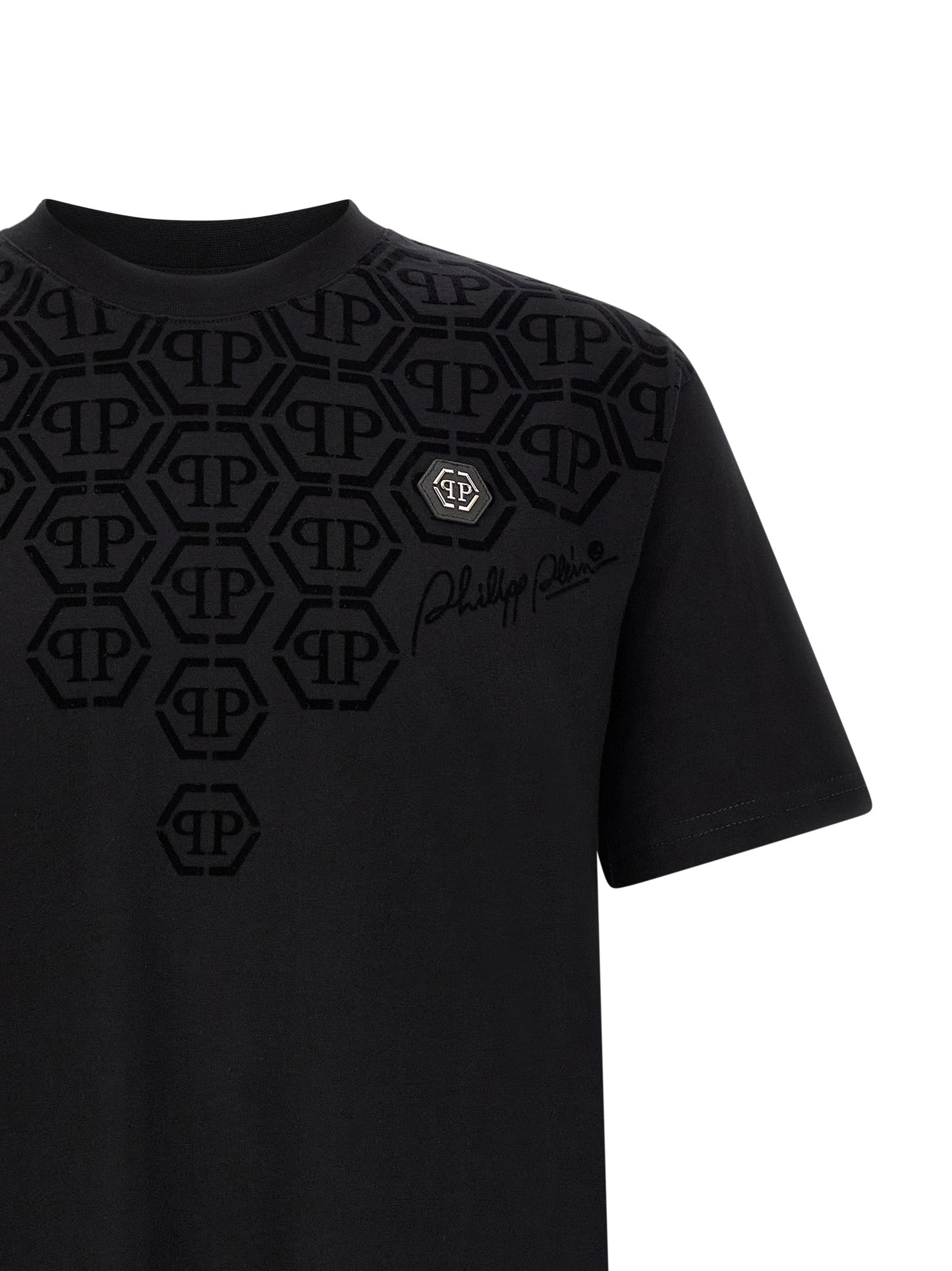 Black Cotton T-Shirt