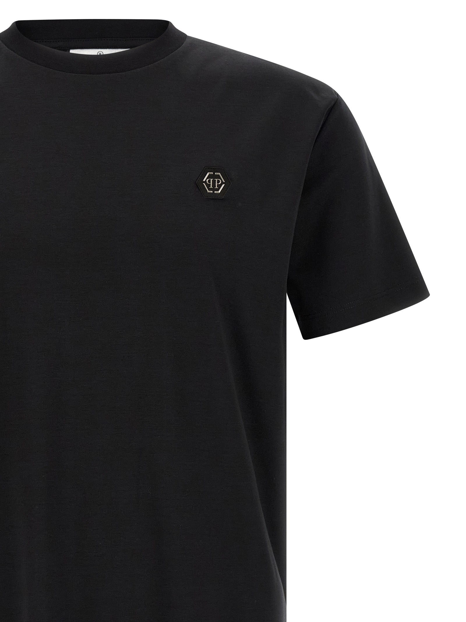 Black Cotton T-Shirt