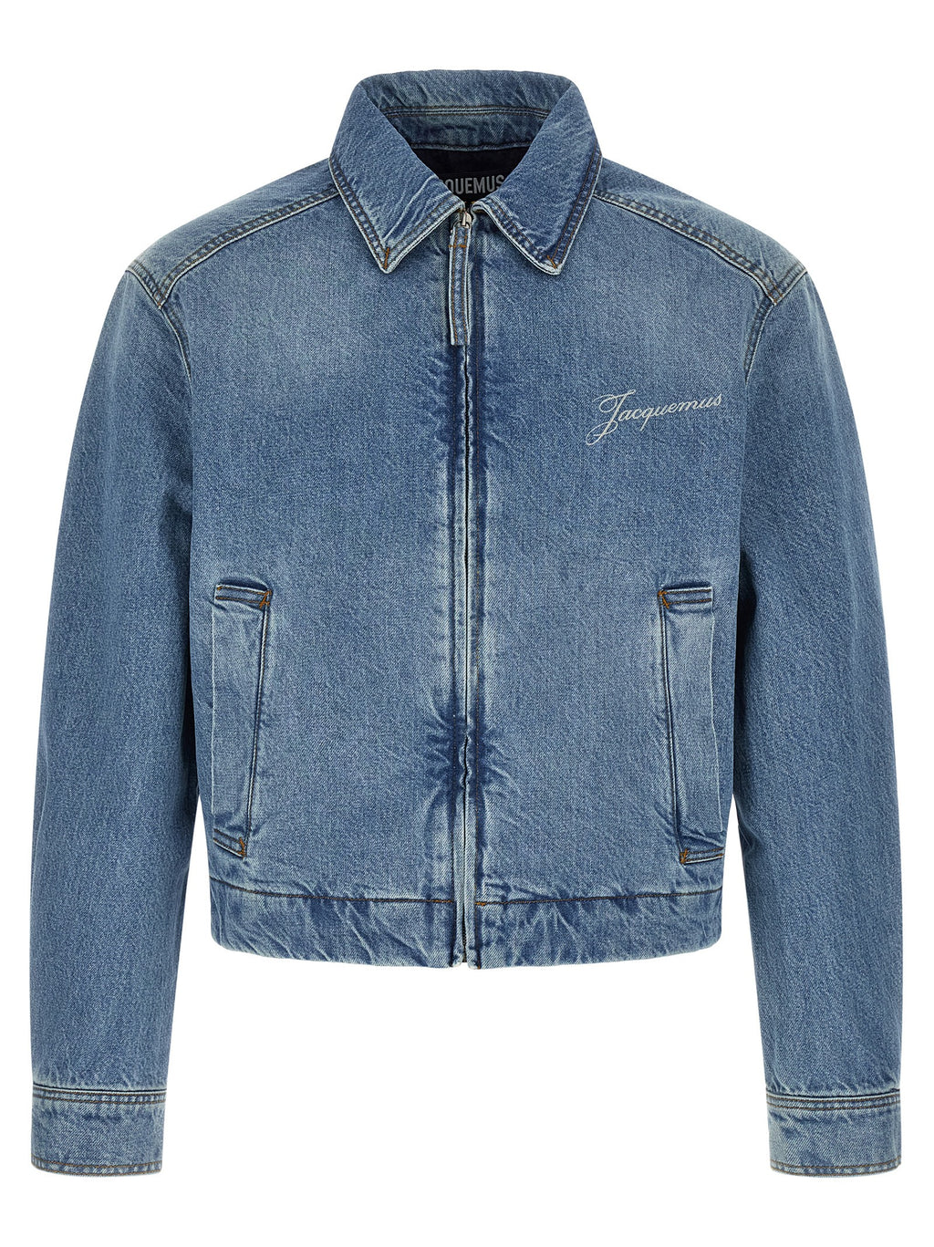 Blue Cotton Denim Jacket