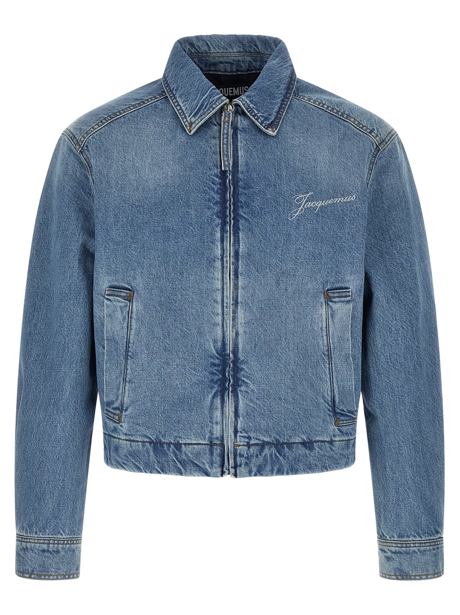 Blue Cotton Denim Jacket