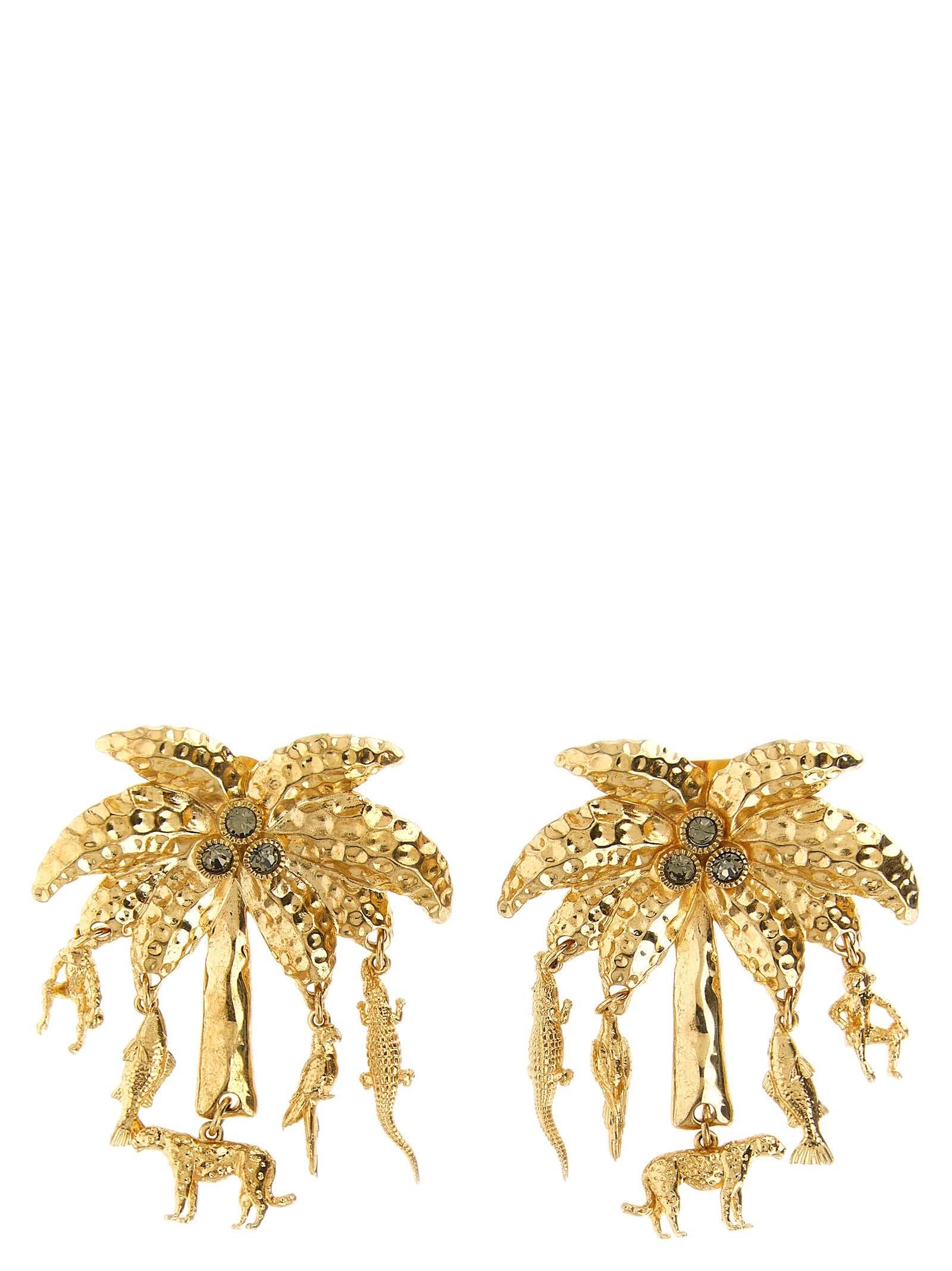 Gold Brass Earrings