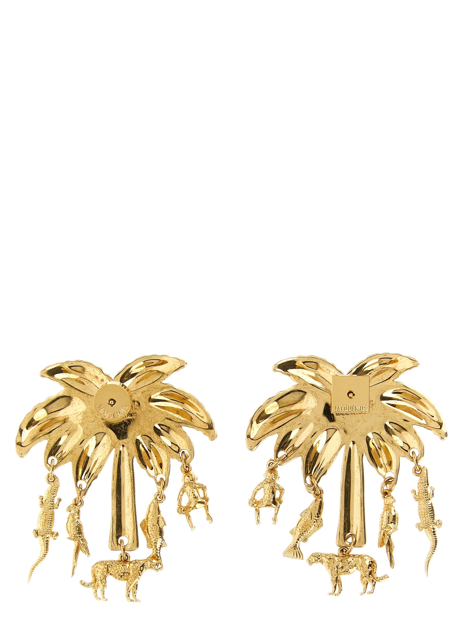 Gold Brass Earrings