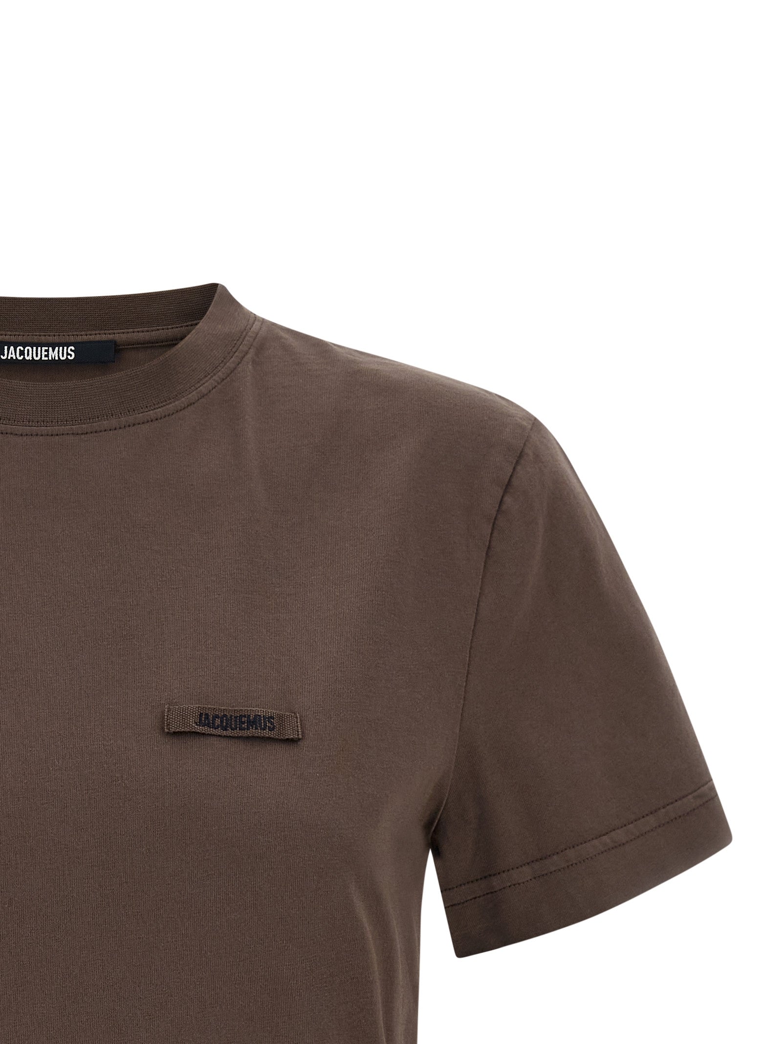 Brown Cotton T-Shirt
