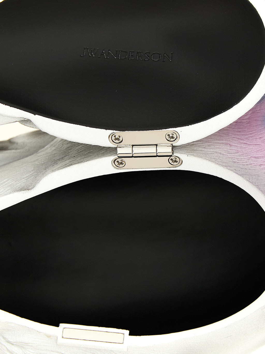 Gray Resin Clutch Bag