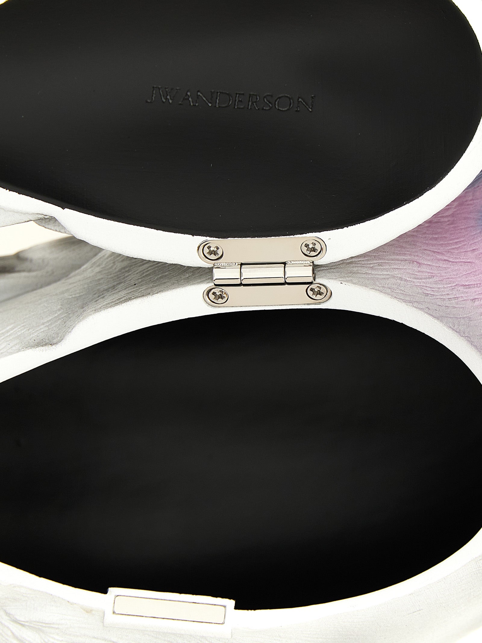 Gray Resin Clutch Bag
