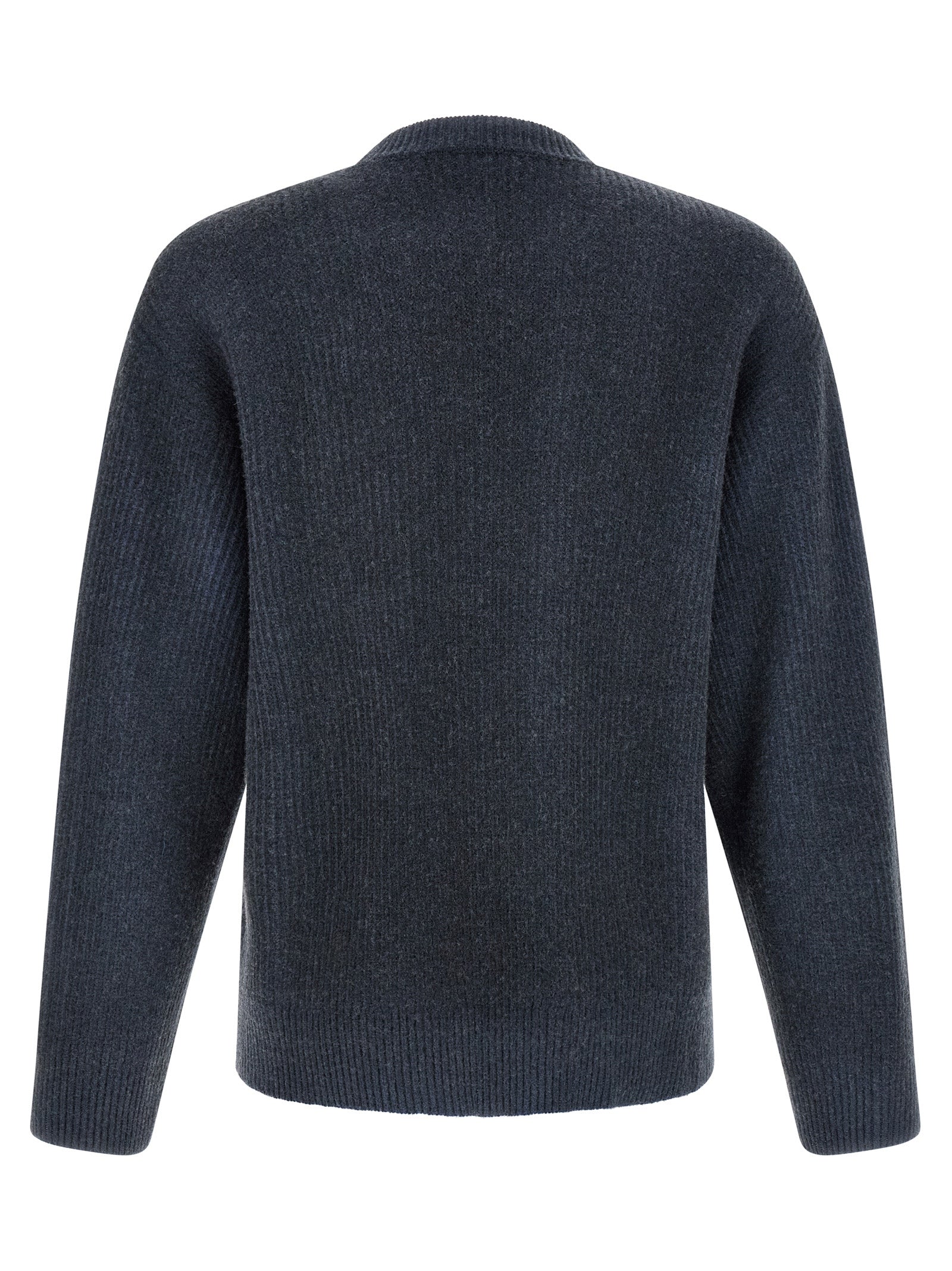Blue Wool Cardigan