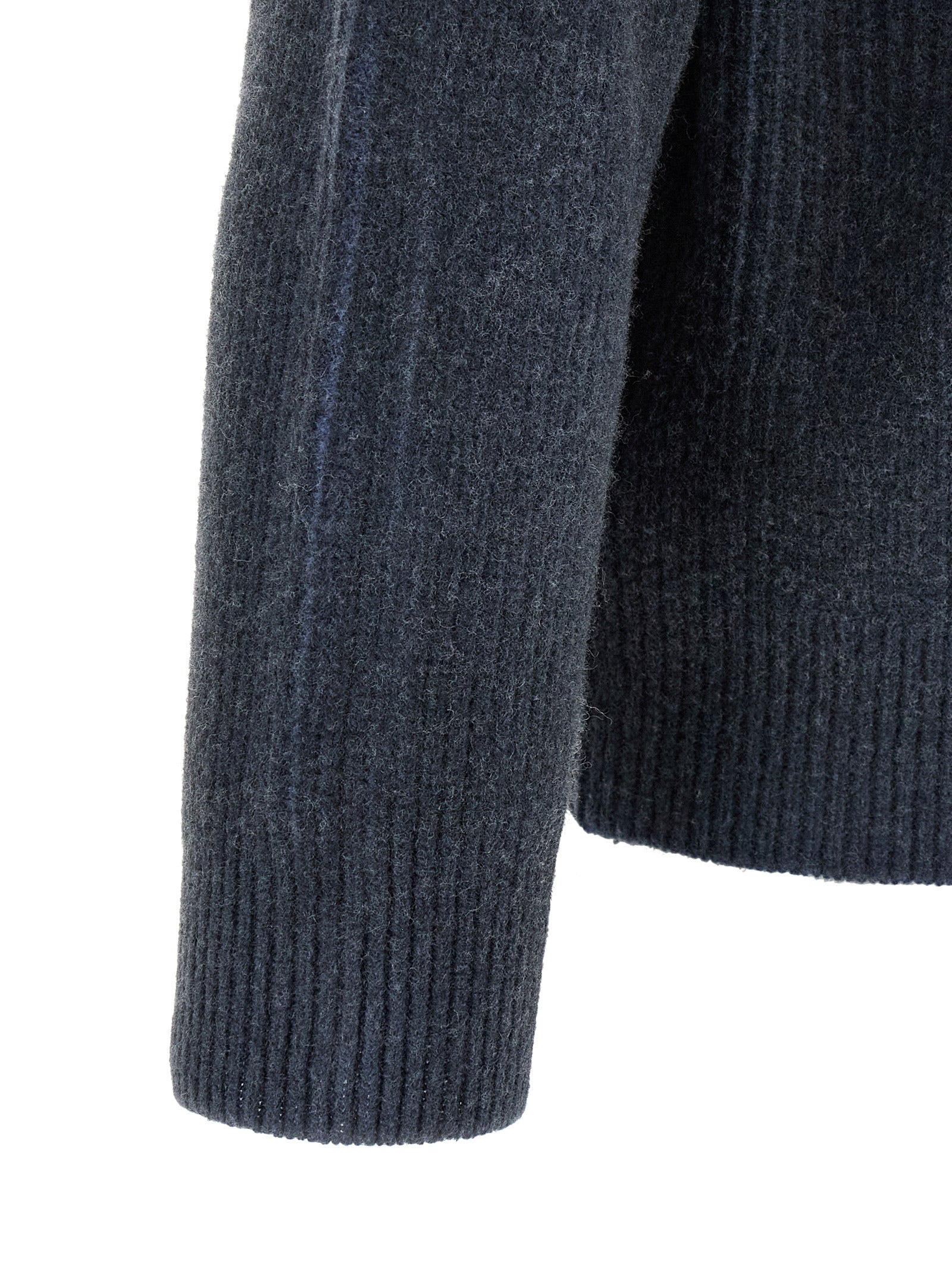 Blue Wool Cardigan