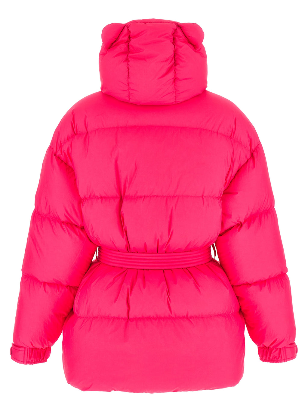 Fuchsia Nylon Full-Length Jacket