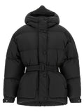 Black Nylon Full-Length Jacket