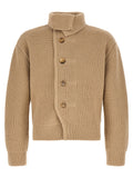 Beige Wool Cardigan