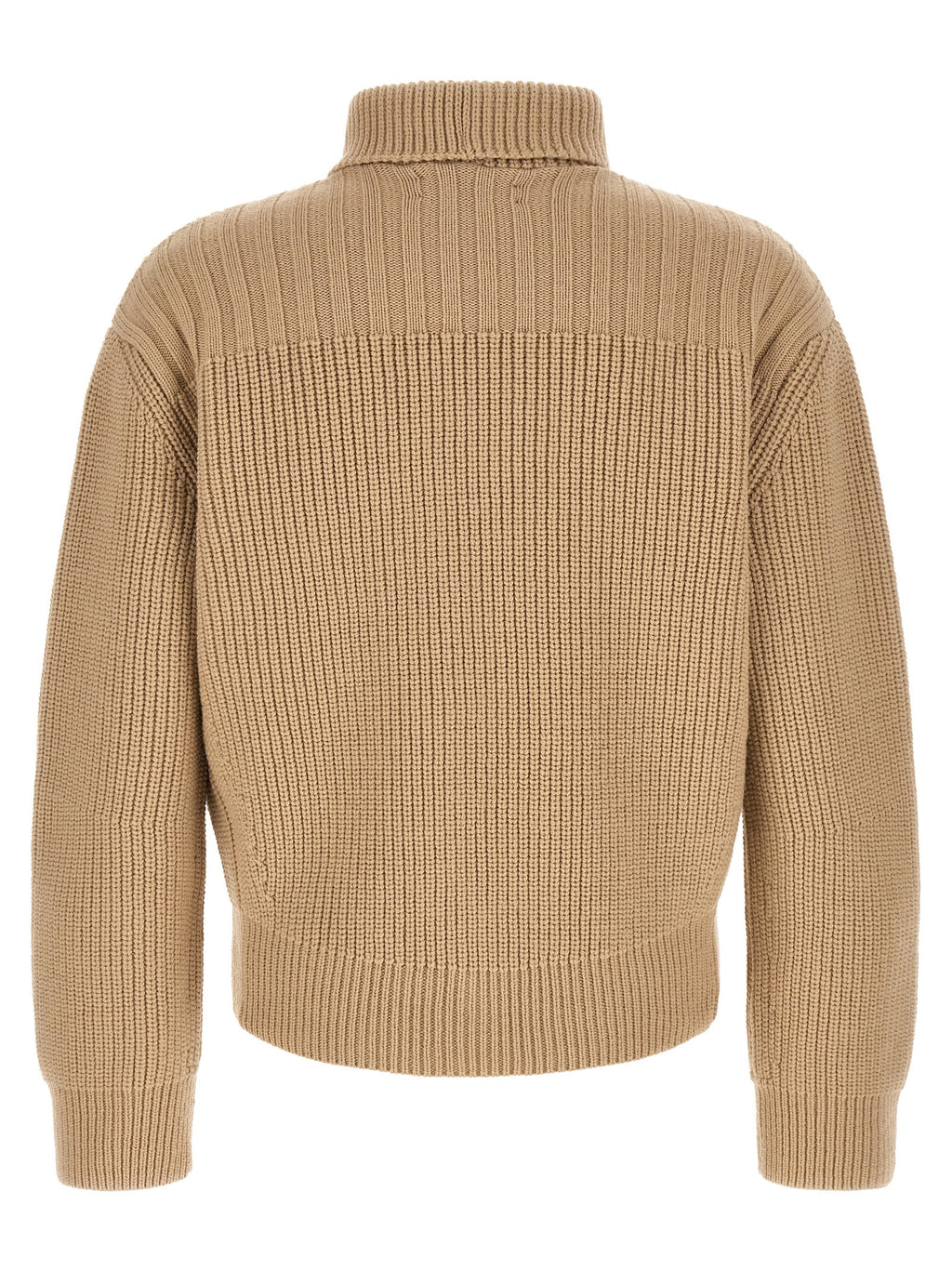 Beige Wool Cardigan