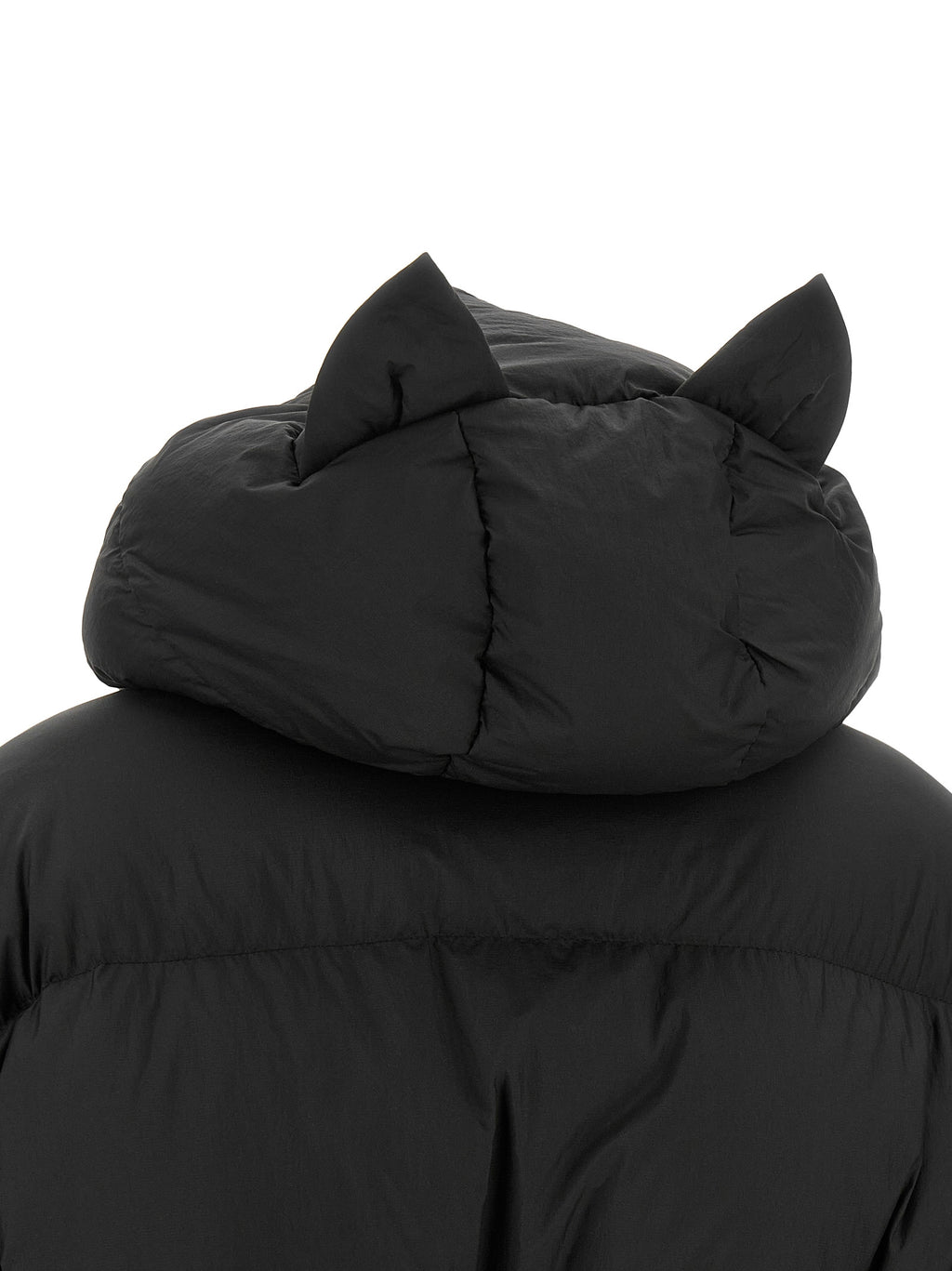 Black Nylon Full-Length Jacket