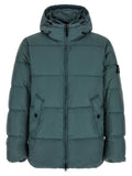 Bicolor Polyamide Full-Length Jacket