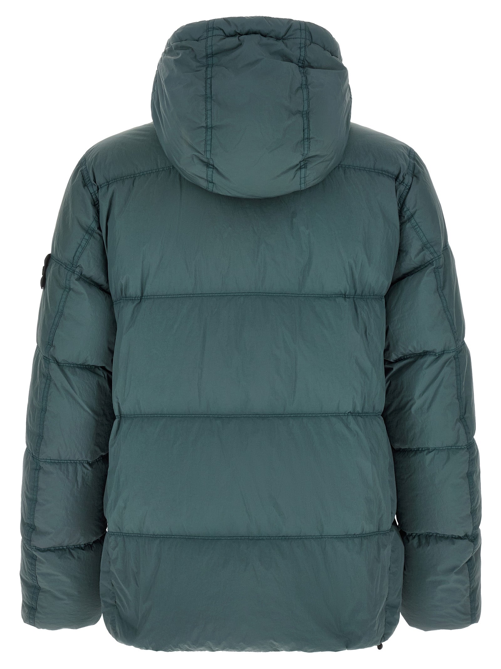 Bicolor Polyamide Full-Length Jacket