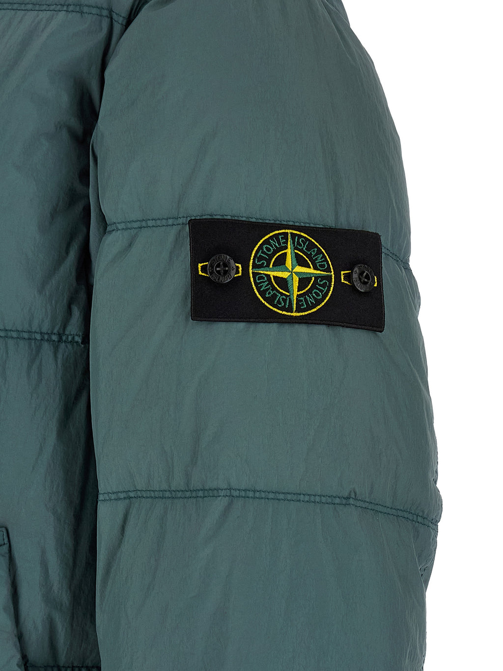 Bicolor Polyamide Full-Length Jacket