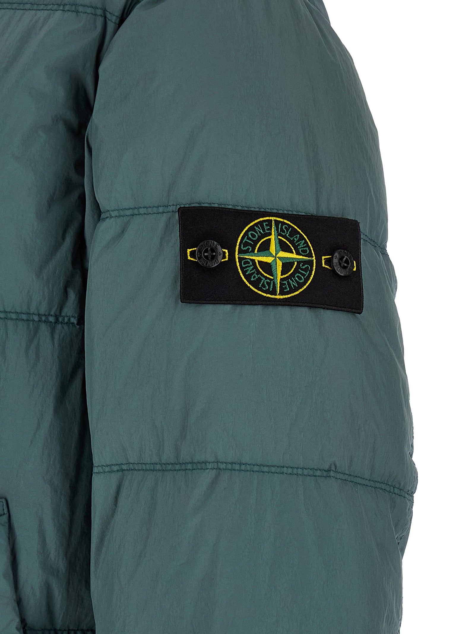 Bicolor Polyamide Full-Length Jacket