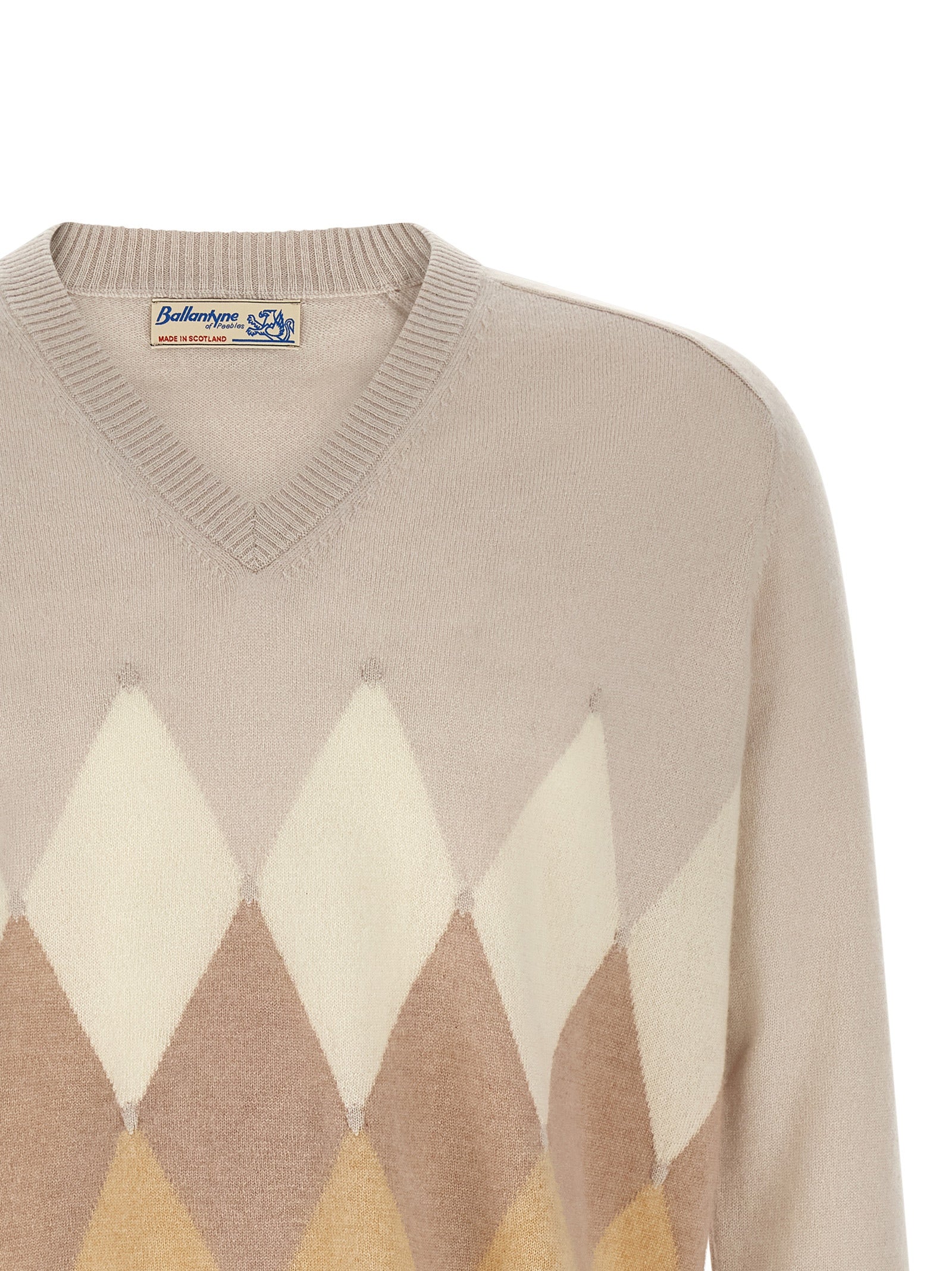 Beige Cashmere Cardigan