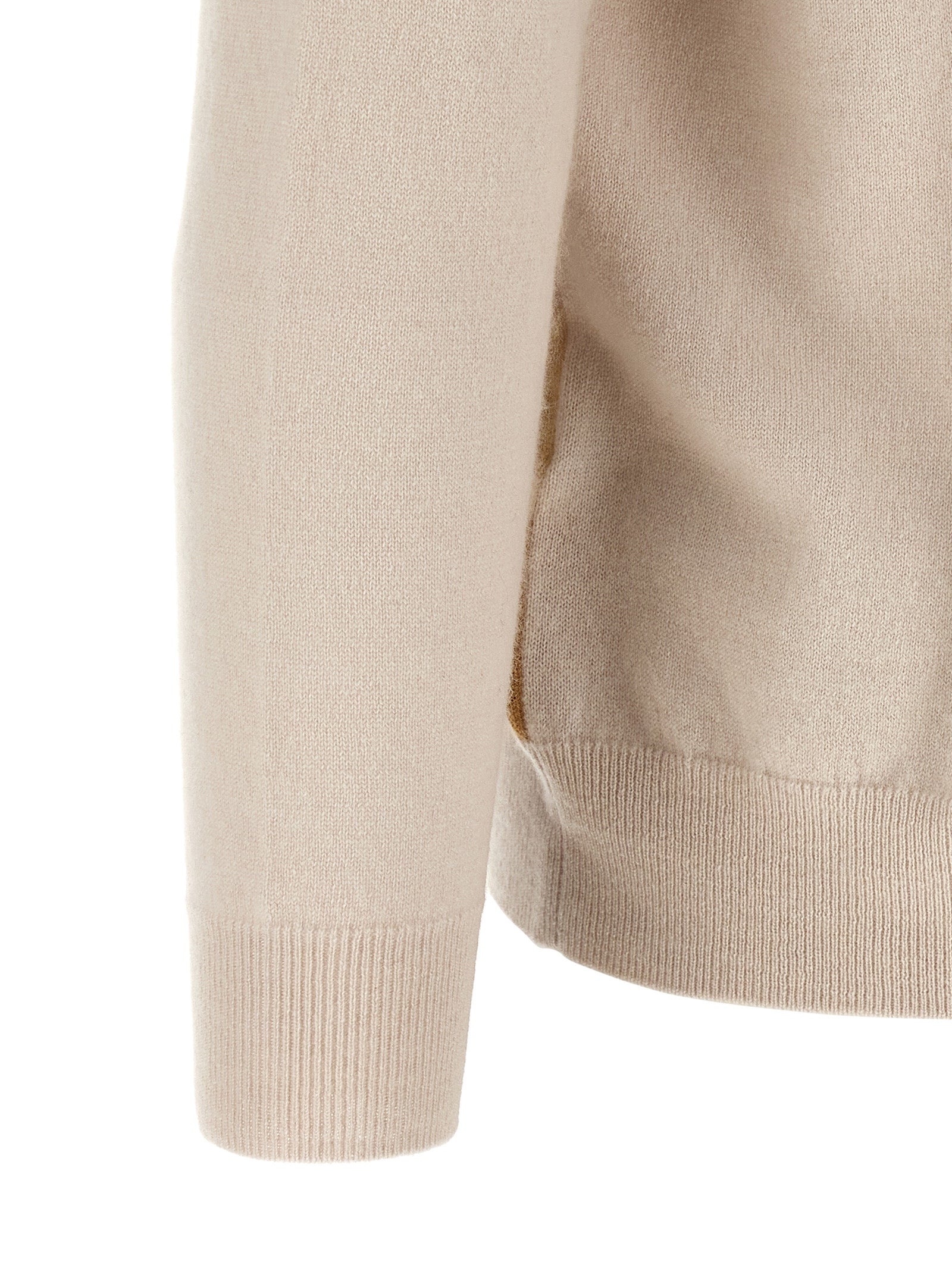 Beige Cashmere Cardigan