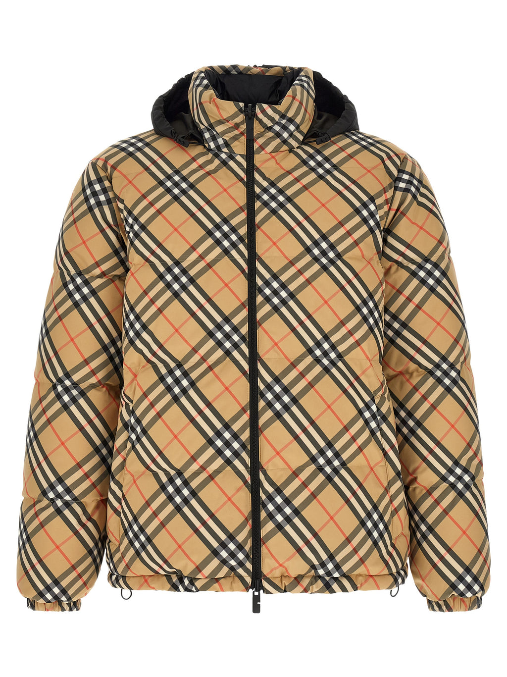 Beige Polyester Shell Jacket