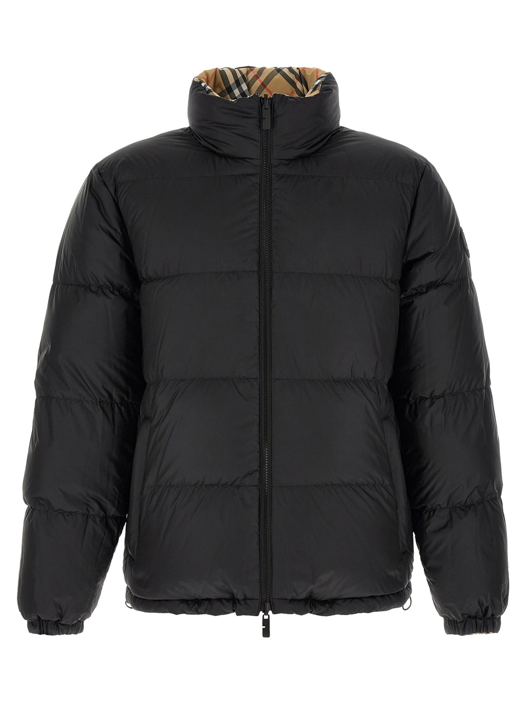 Beige Polyester Shell Jacket