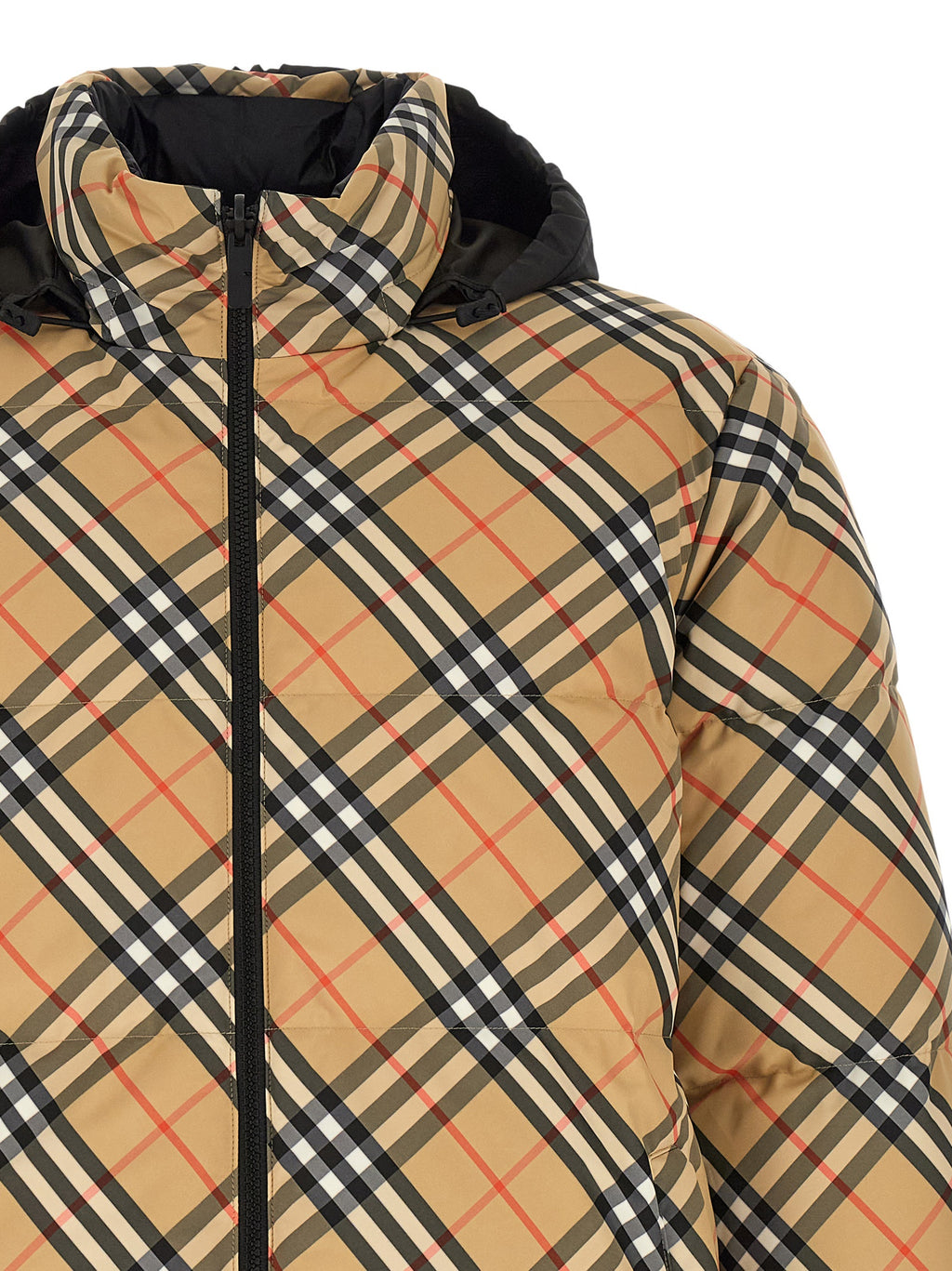 Beige Polyester Shell Jacket